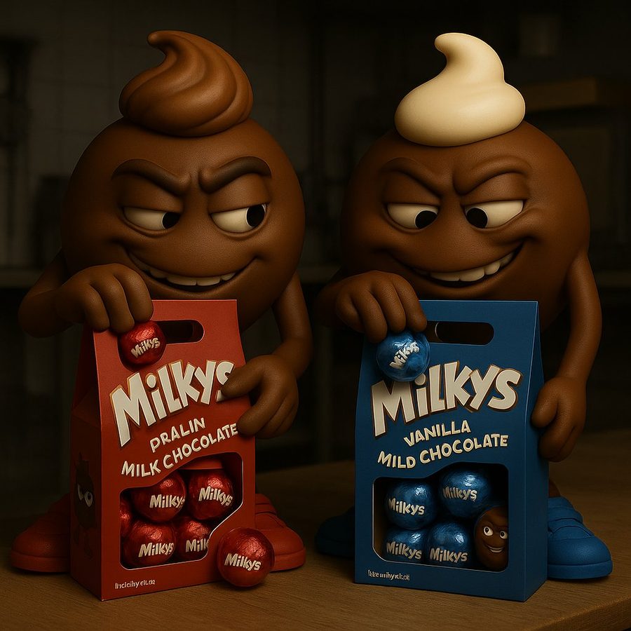 Packaged VISSO Milkys boxes ready for delivery