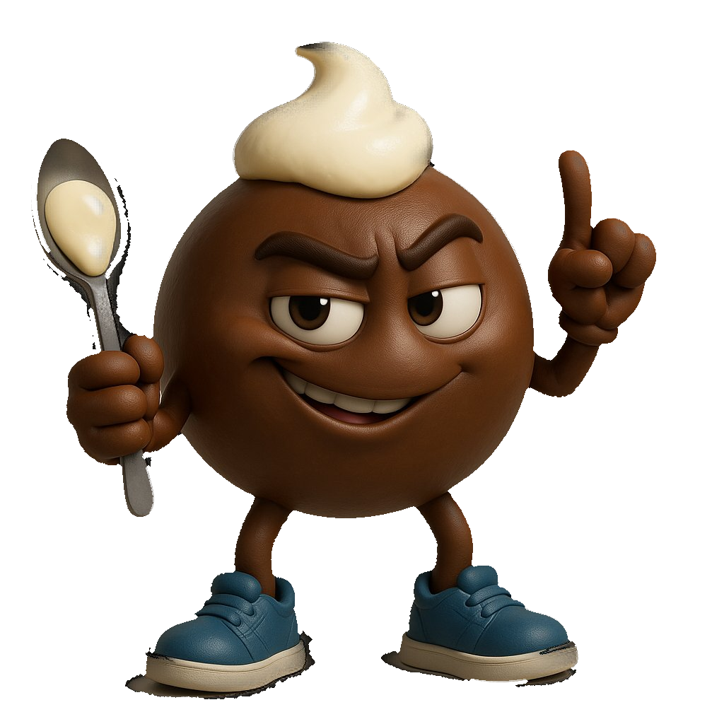 Whipz — VISSO Milkys vanilla cream chocolate mascot character